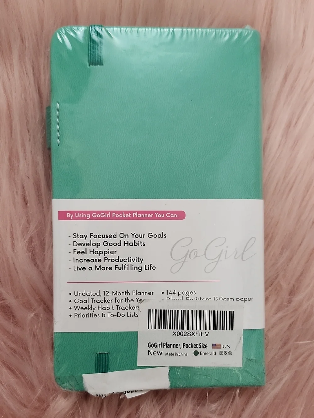 Brand New GO GIRL POCKET PLANNER UNDATED WEEKLY & MONTHLY PLANNER - Picture 2 of 4